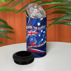Proud To Be Australian 4 in 1 Can Cooler Tumbler Australia Flag Day Waving Commonwealth Star