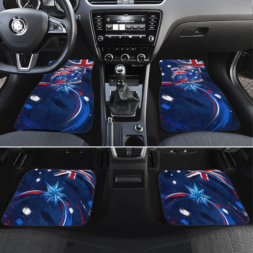 Proud To Be Australian Car Mats Australia Flag Day Waving Commonwealth Star