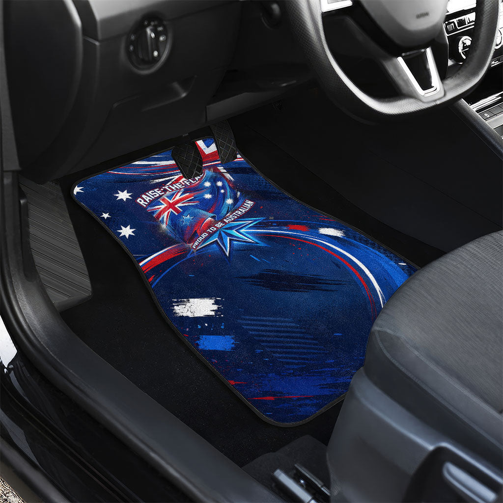 Proud To Be Australian Car Mats Australia Flag Day Waving Commonwealth Star