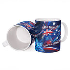 Proud To Be Australian Ceramic Mug Australia Flag Day Waving Commonwealth Star