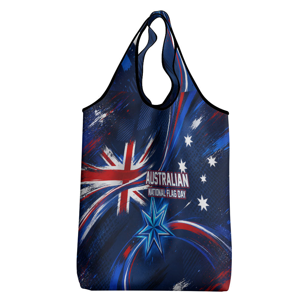Proud To Be Australian Grocery Bag Australia Flag Day Waving Commonwealth Star