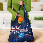 Proud To Be Australian Grocery Bag Australia Flag Day Waving Commonwealth Star