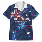 Proud To Be Australian Hawaiian Shirt Australia Flag Day Waving Commonwealth Star