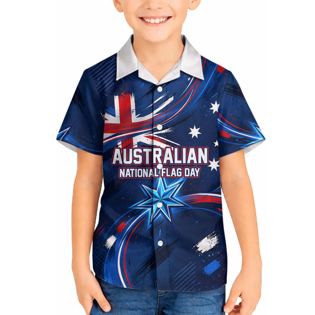 Proud To Be Australian Hawaiian Shirt Australia Flag Day Waving Commonwealth Star