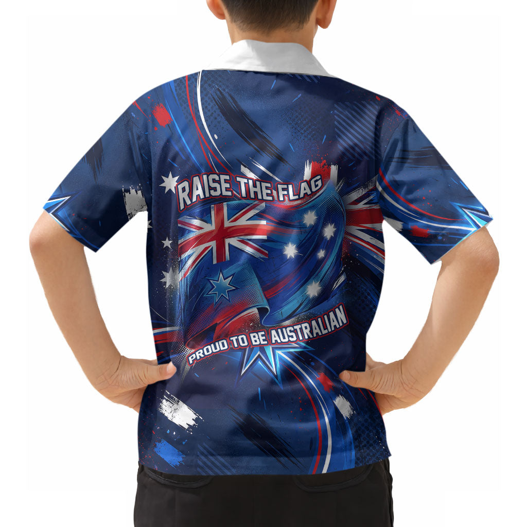 Proud To Be Australian Hawaiian Shirt Australia Flag Day Waving Commonwealth Star