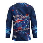 Proud To Be Australian Hockey Jersey Australia Flag Day Waving Commonwealth Star
