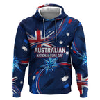 Proud To Be Australian Hoodie Australia Flag Day Waving Commonwealth Star