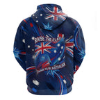 Proud To Be Australian Hoodie Australia Flag Day Waving Commonwealth Star