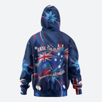 Proud To Be Australian Hoodie Australia Flag Day Waving Commonwealth Star