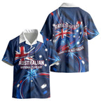 Proud To Be Australian Kid Hawaiian Shirt Australia Flag Day Waving Commonwealth Star