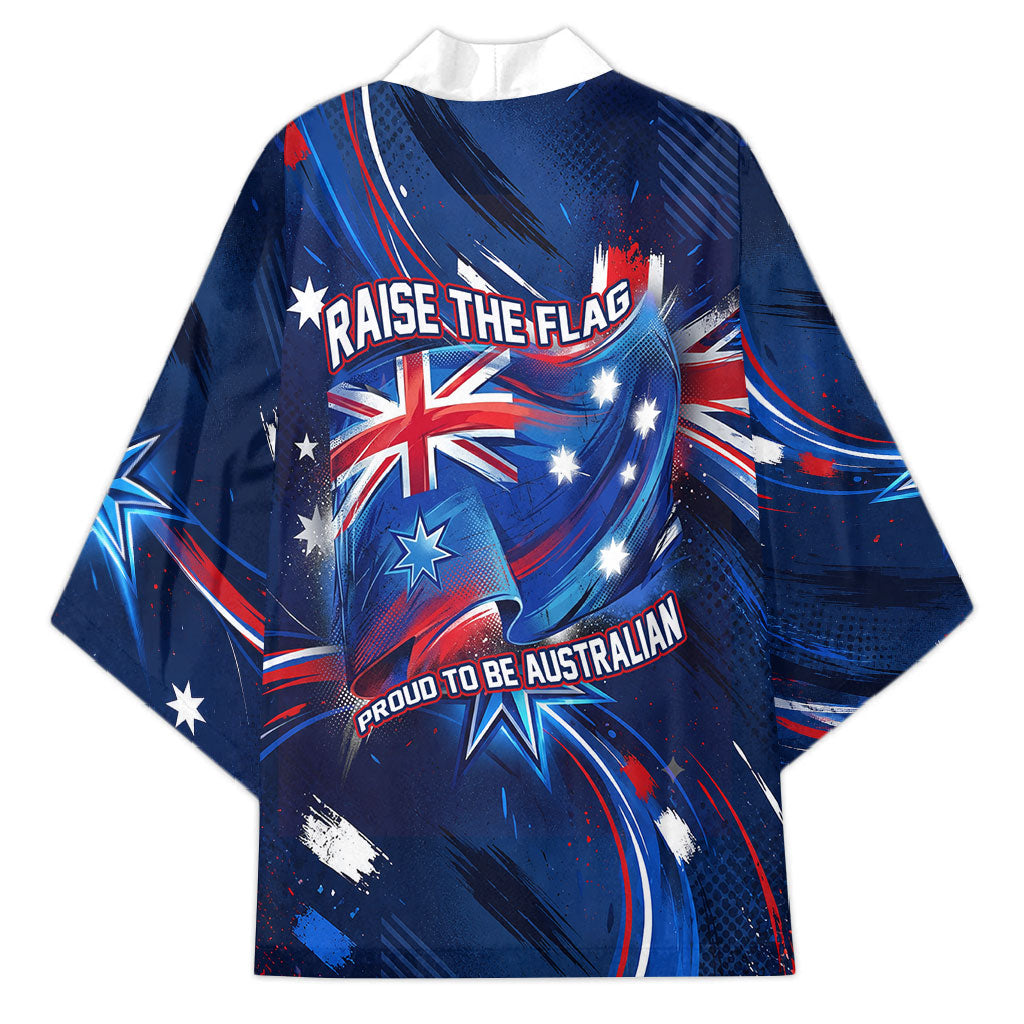 Proud To Be Australian Kimono Australia Flag Day Waving Commonwealth Star