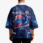 Proud To Be Australian Kimono Australia Flag Day Waving Commonwealth Star