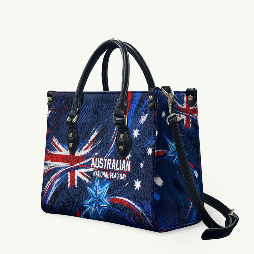 Proud To Be Australian Leather Bag Australia Flag Day Waving Commonwealth Star