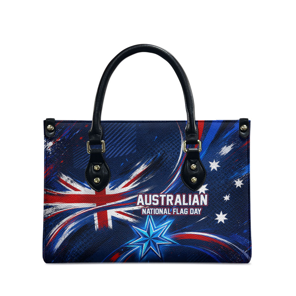 Proud To Be Australian Leather Bag Australia Flag Day Waving Commonwealth Star