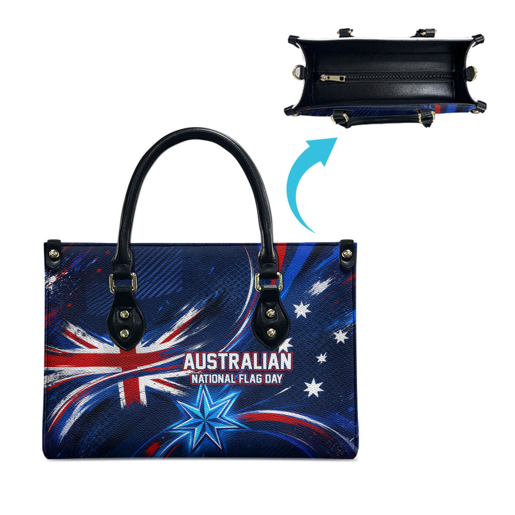 Proud To Be Australian Leather Bag Australia Flag Day Waving Commonwealth Star