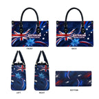 Proud To Be Australian Leather Bag Australia Flag Day Waving Commonwealth Star