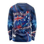 Proud To Be Australian Long Sleeve Shirt Australia Flag Day Waving Commonwealth Star