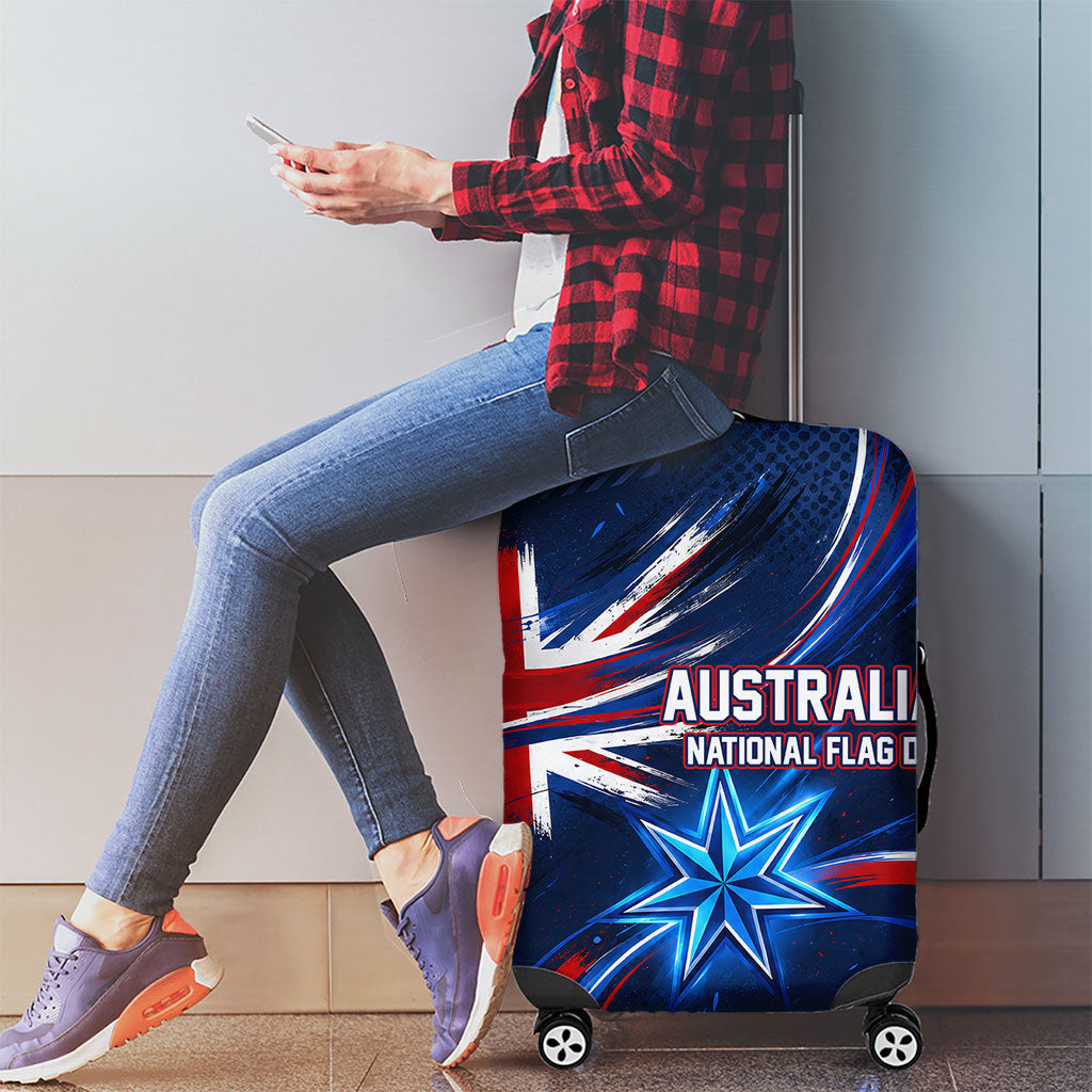 Proud To Be Australian Luggage Cover Australia Flag Day Waving Commonwealth Star