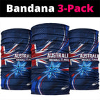 Proud To Be Australian Neck Gaiter Australia Flag Day Waving Commonwealth Star