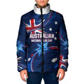 Proud To Be Australian Padded Jacket Australia Flag Day Waving Commonwealth Star