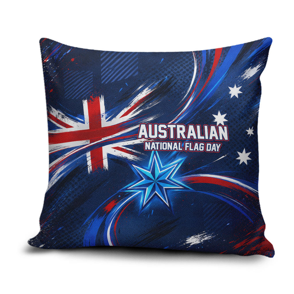 Proud To Be Australian Pillow Cover Australia Flag Day Waving Commonwealth Star