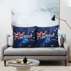 Proud To Be Australian Pillow Cover Australia Flag Day Waving Commonwealth Star