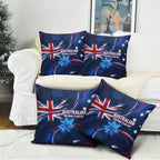 Proud To Be Australian Pillow Cover Australia Flag Day Waving Commonwealth Star