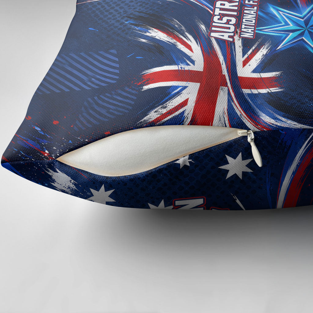Proud To Be Australian Pillow Cover Australia Flag Day Waving Commonwealth Star