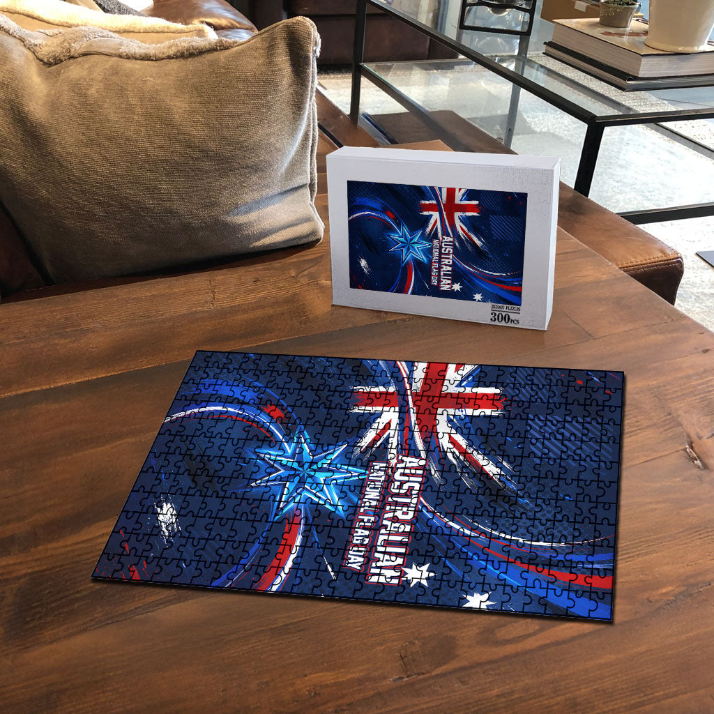 Proud To Be Australian Puzzle Australia Flag Day Waving Commonwealth Star