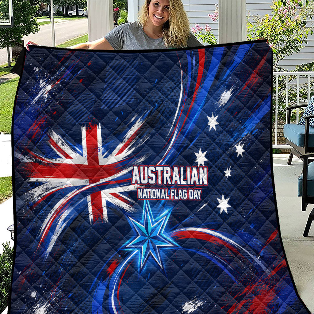 Proud To Be Australian Quilt Australia Flag Day Waving Commonwealth Star