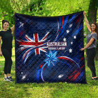 Proud To Be Australian Quilt Australia Flag Day Waving Commonwealth Star