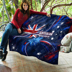 Proud To Be Australian Quilt Australia Flag Day Waving Commonwealth Star