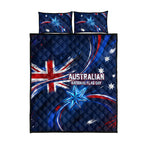 Proud To Be Australian Quilt Bed Set Australia Flag Day Waving Commonwealth Star
