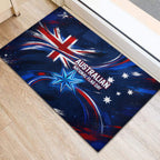 Proud To Be Australian Rubber Doormat Australia Flag Day Waving Commonwealth Star