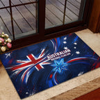 Proud To Be Australian Rubber Doormat Australia Flag Day Waving Commonwealth Star