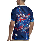 Proud To Be Australian Rugby Jersey Australia Flag Day Waving Commonwealth Star