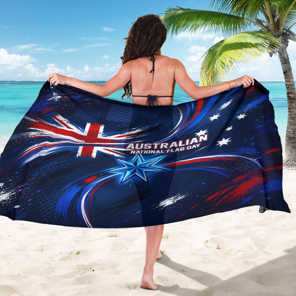 Proud To Be Australian Sarong Australia Flag Day Waving Commonwealth Star