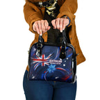 Proud To Be Australian Shoulder Handbag Australia Flag Day Waving Commonwealth Star