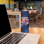 Proud To Be Australian Skinny Tumbler Australia Flag Day Waving Commonwealth Star