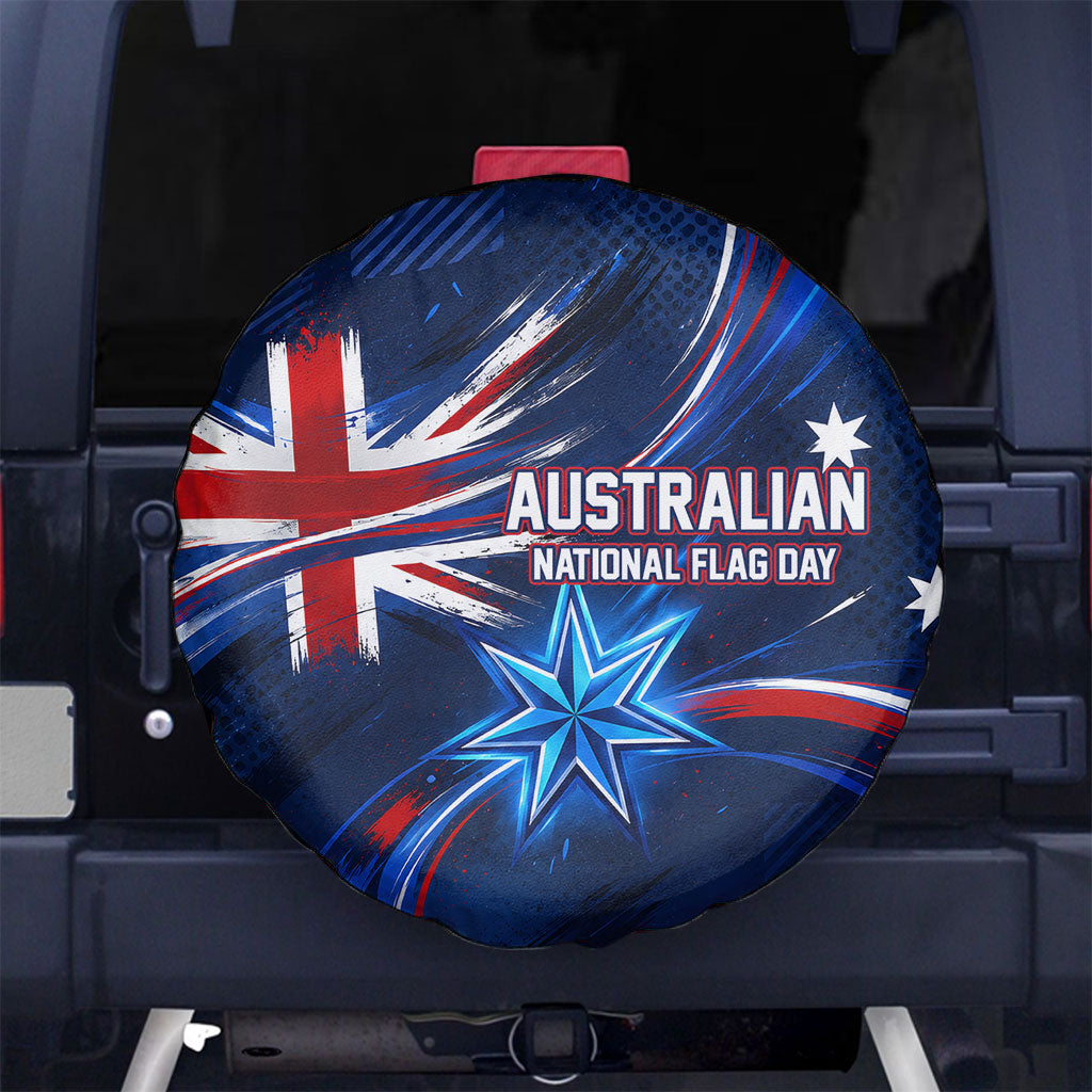 Proud To Be Australian Spare Tire Cover Australia Flag Day Waving Commonwealth Star