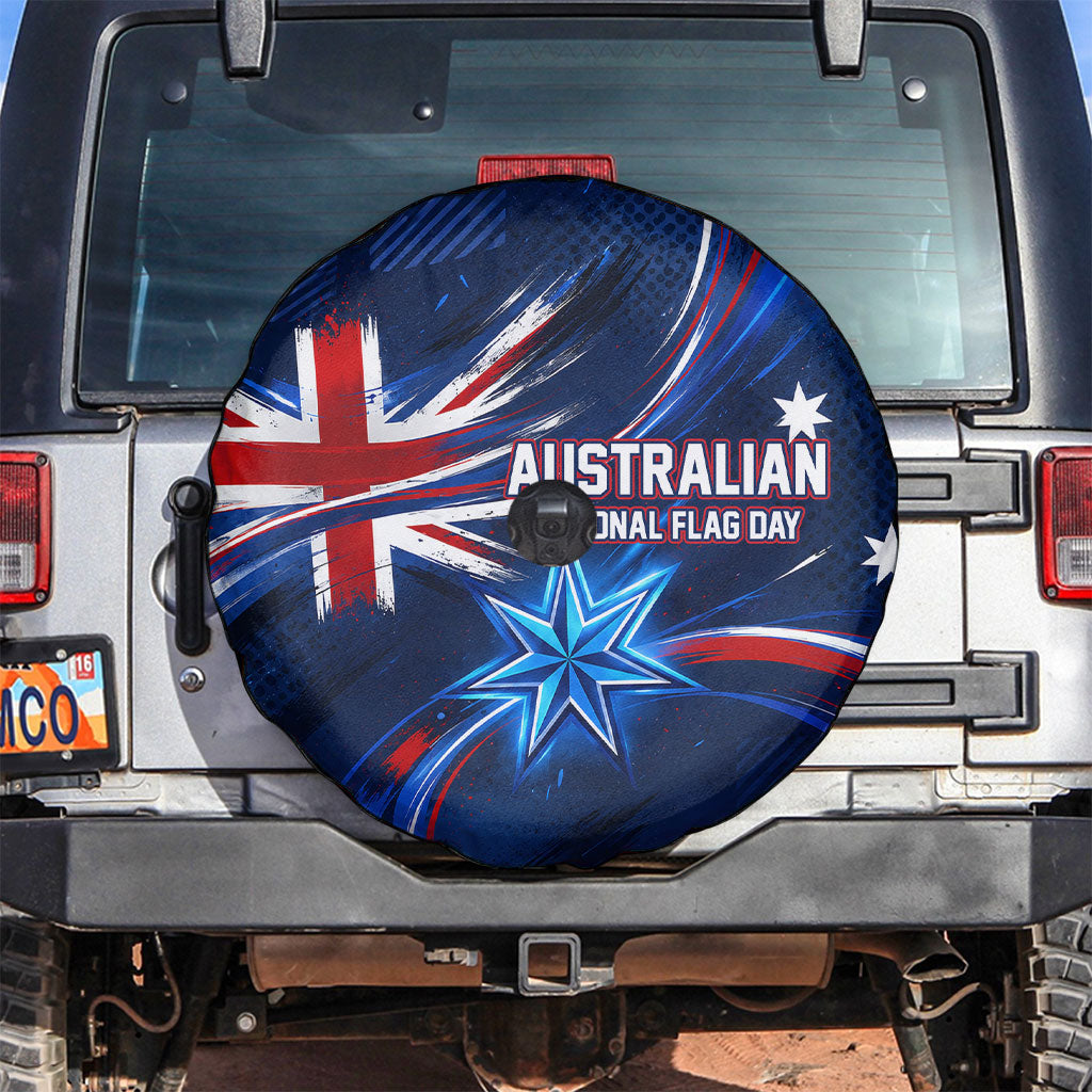Proud To Be Australian Spare Tire Cover Australia Flag Day Waving Commonwealth Star