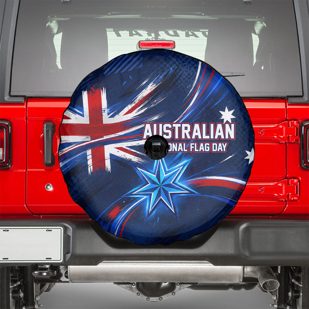 Proud To Be Australian Spare Tire Cover Australia Flag Day Waving Commonwealth Star