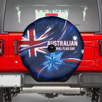 Proud To Be Australian Spare Tire Cover Australia Flag Day Waving Commonwealth Star