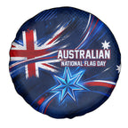 Proud To Be Australian Spare Tire Cover Australia Flag Day Waving Commonwealth Star