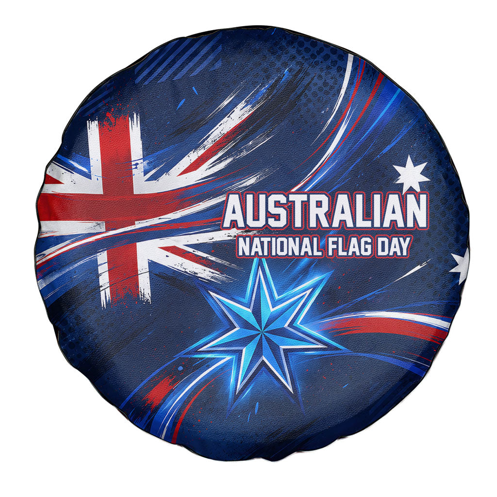 Proud To Be Australian Spare Tire Cover Australia Flag Day Waving Commonwealth Star