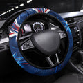 Proud To Be Australian Steering Wheel Cover Australia Flag Day Waving Commonwealth Star