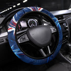 Proud To Be Australian Steering Wheel Cover Australia Flag Day Waving Commonwealth Star