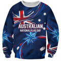 Proud To Be Australian Sweatshirt Australia Flag Day Waving Commonwealth Star