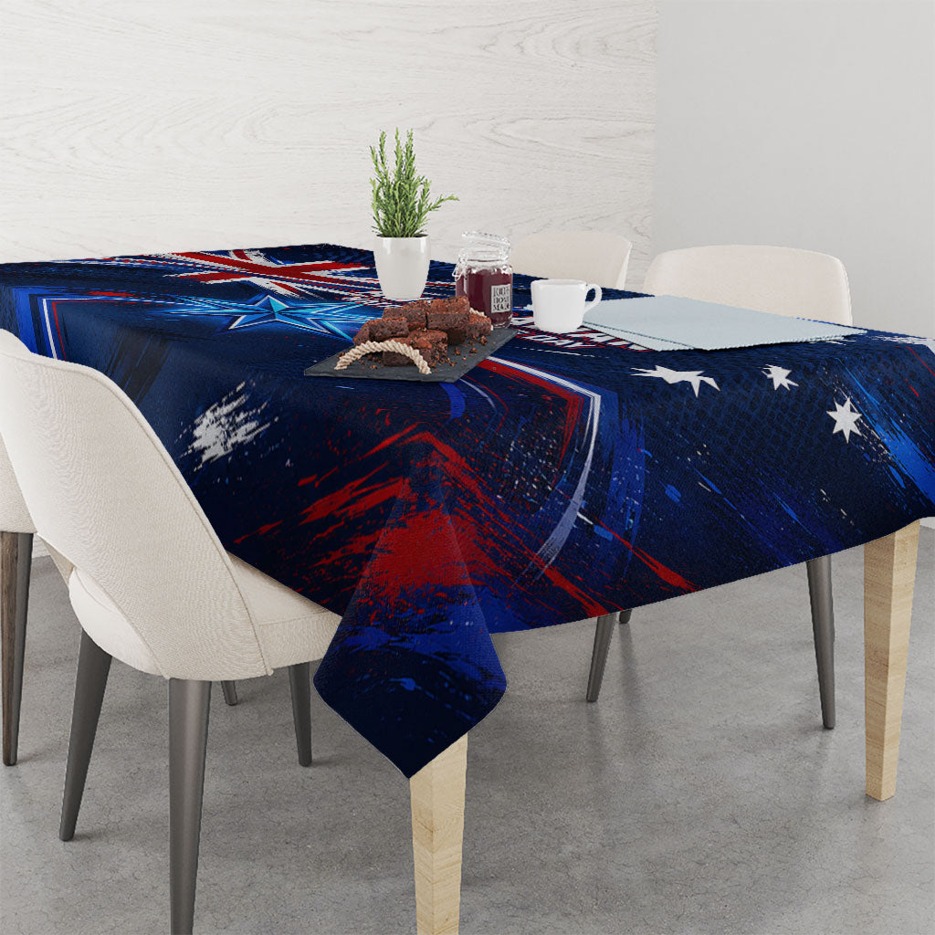 Proud To Be Australian Tablecloth Australia Flag Day Waving Commonwealth Star