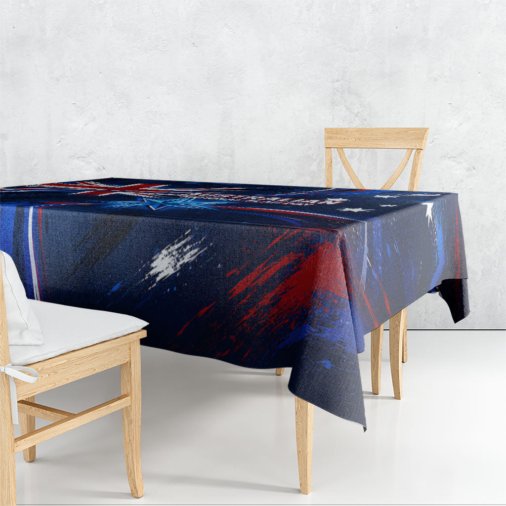 Proud To Be Australian Tablecloth Australia Flag Day Waving Commonwealth Star